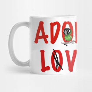 Adopt Love! - Mr. Lover Boy, the Nanday Conure! Mug